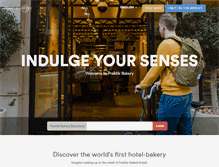 Tablet Screenshot of hotelpraktikbakery.com